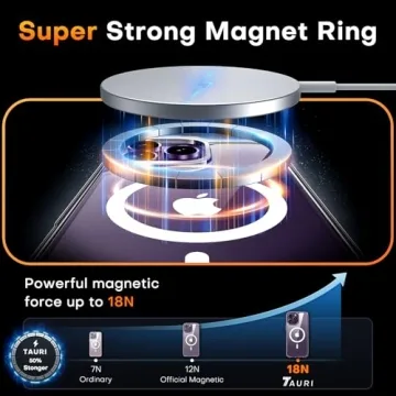 TAURI iPhone 14 Pro Max Case - Not-Yellowing, Magnetic Protection