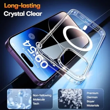 TAURI iPhone 14 Pro Max Case - Not-Yellowing, Magnetic Protection