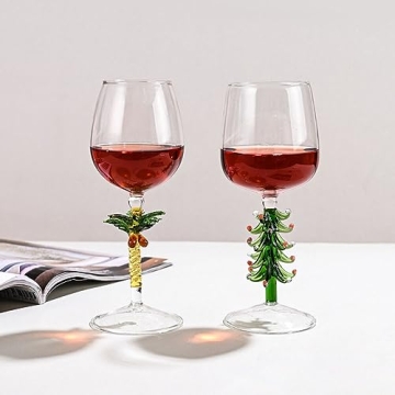 Elegant Crystal Wine Glasses for Holidays and Entertaining
