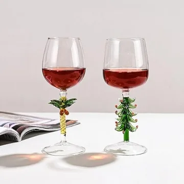 Elegant Crystal Wine Glasses for Holidays and Entertaining
