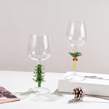 Elegant Crystal Wine Glasses for Holidays and Entertaining