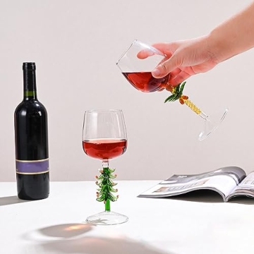 Elegant Crystal Wine Glasses for Holidays and Entertaining