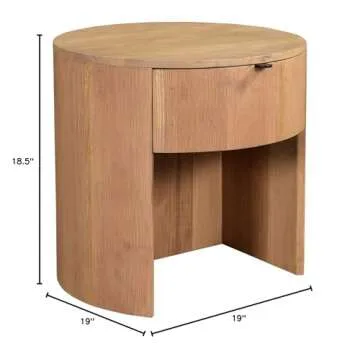 Moe's Home Collection Theo Nightstand - Solid Oak Beauty