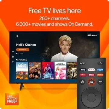 VIZIO 40-inch Smart TV with 1080p HD and Gaming Features