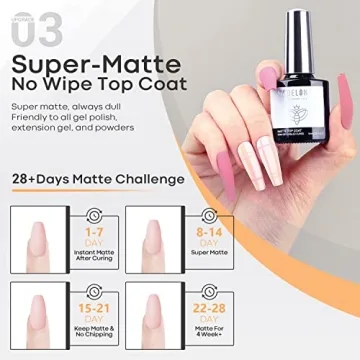 MODELONES Gel Top Coat Set for Durable, Stunning Nails