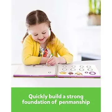 Coogam Learn to Write Workbook, Numbers Letters Practicing Book, ABC Alphabet Sight Words Handwriting Educational Montessori Toy for Home Classroom Kindergarten Preschool Kids