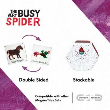 CreateOn Magna-Tiles “The Very Busy Spider” Set - Kids' Building Toys