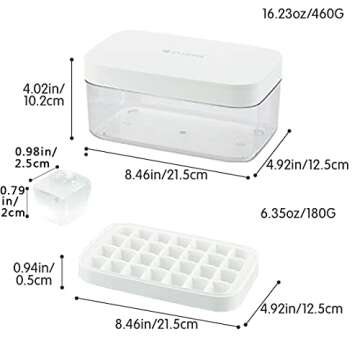 Warm Wood Ice Cube Tray Perfect for Home and Parties