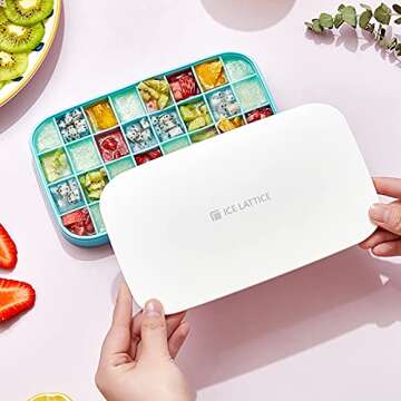 Warm Wood Ice Cube Tray Perfect for Home and Parties