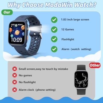 Kids Smart Watch with Puzzle Games and Fitness Tracker
