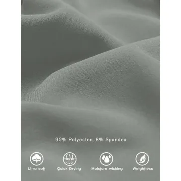 PINSPARK High Waisted Athletic Shorts with Pockets