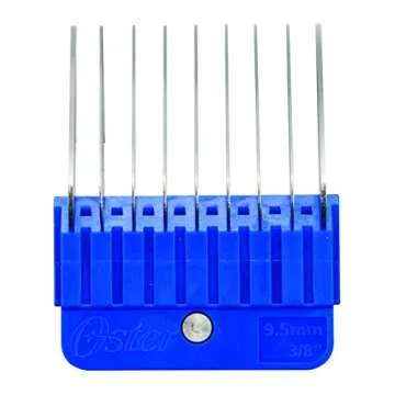 Oster 10-Piece Stainless Steel Pet Clipper Guide Comb Kit