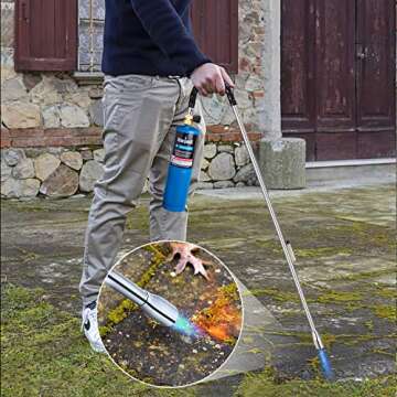 One Sight Weed Torch 20,000 BTU for Easy Weed Control