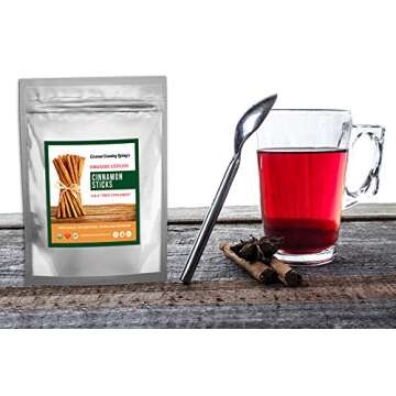 Organic Ceylon Cinnamon Sticks - True Sweet Flavor