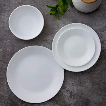 Corelle Vitrelle 8-Piece Dinner Plates Set - Durable
