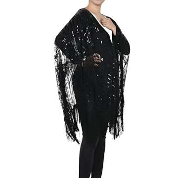 Elegant Beaded Evening Wrap Shawl for Formal Events