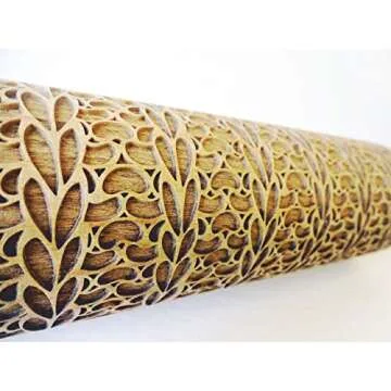 Knitting Pattern Embossing Rolling Pin for Creative Baking