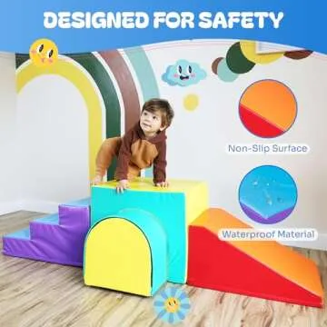 Soft Play Set for Kids - Safe Foam Climbing Blocks