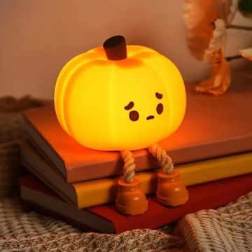 Rechargeable Dylviw Pumpkin Night Light for Kids