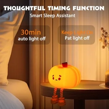 Rechargeable Dylviw Pumpkin Night Light for Kids