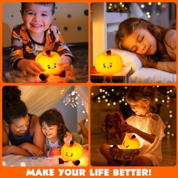Rechargeable Dylviw Pumpkin Night Light for Kids