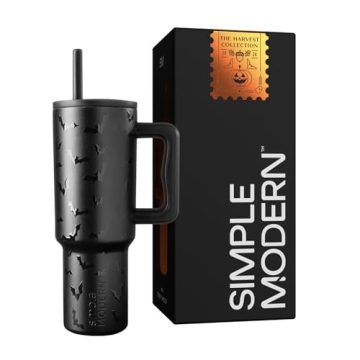 Halloween Tumbler | 40 oz Insulated Mug with Straw