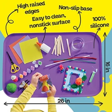 Just Messin' Silicone Art Mat for Crafts and Play