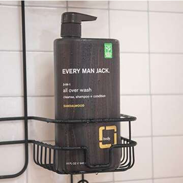Every Man Jack Mens 3-in-1 Wash - Nourishing Sandalwood