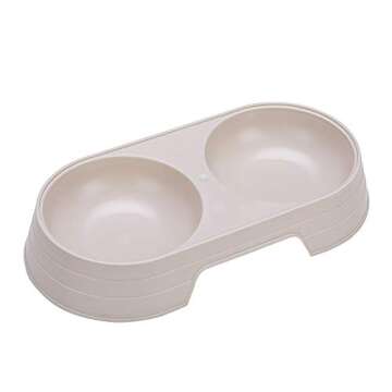 Kitty Litter Box Starter Kit - Small Cat Litter Pan Without Lid, Litter Mat, Scoop and Bowl for Kitten Within 3 Months (PinkScoop Set)