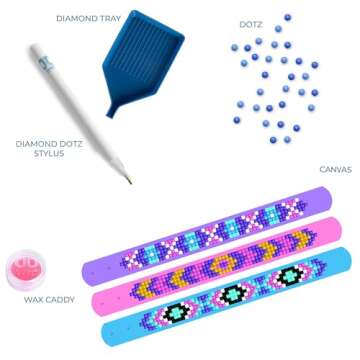 Diamond Dotz Mauves - Relaxing Diamond Art Kits for Adults