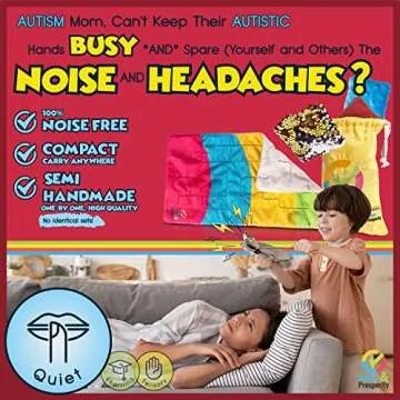 Quiet Educational Sensory Toys for Autism Kids 3-12