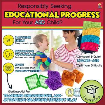 Quiet Educational Sensory Toys for Autism Kids 3-12