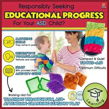 Quiet Educational Sensory Toys for Autism Kids 3-12