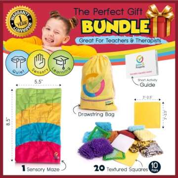 Quiet Educational Sensory Toys for Autism Kids 3-12