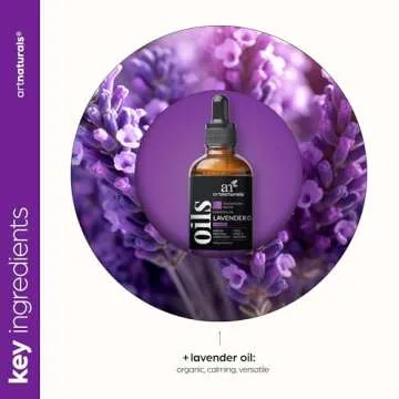 artnaturals 100% Pure Lavender Essential Oil - (4.0 Fl Oz / 118ml) - Premium Undiluted Therapeutic Grade Natural from Bulgaria - Aromatherapy for Diffuser, Skin and Hair Growth