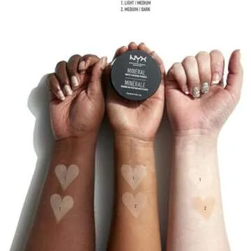 NYX PROFESSIONAL MAKEUP Mineral Matte Finishing Powder, Loose Setting Powder - Light/Medium