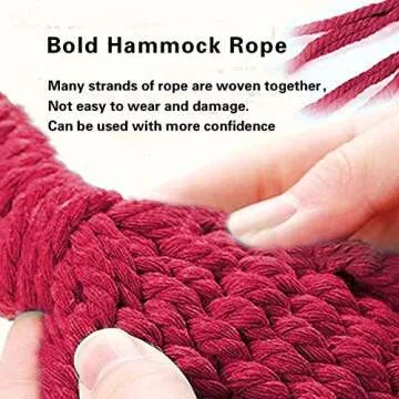 Tintonlife Brazilian Double Hammock - 450lb Capacity, Portable