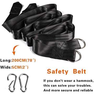 Tintonlife Brazilian Double Hammock - 450lb Capacity, Portable