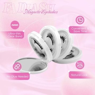 FADLASH Magnetic Eyelashes Easy Wear Reusable Kit