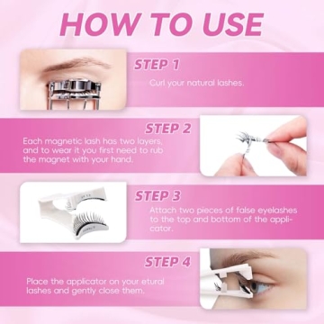 FADLASH Magnetic Eyelashes Easy Wear Reusable Kit