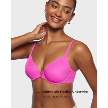 INLYRIC Women's Mesh Front Closure Bra for Comfort and Support