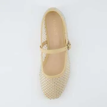 CUSHIONAIRE Maxie Rhinestone Flats - Stylish Comfort