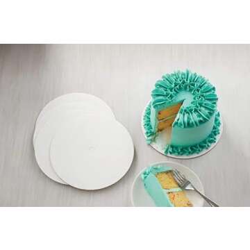 Wilton 8 Round Cake Boards - Durable and Elegant 11pk