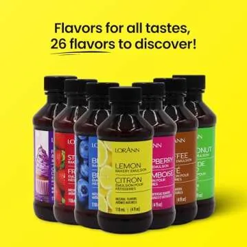Lorann Oils Lemon Bakery Emulsion: Tangy Lemon Essence, Perfect for Amplifying Citrus Tones in Cakes, Cookies & Desserts, Gluten-Free, Keto-Friendly, Lemon Extract Alternative Essential for Your Kitchen