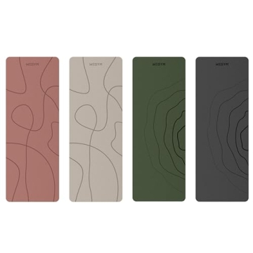 WeGym Yoga Mat, 4mm Cushioned Exercise Mat for Yoga, Pilates, Home Workouts - Anti Slip Yoga Mat, Polyurethane Yoga Mat, Suede Yoga Mat with Carrying Strap Desert Tan