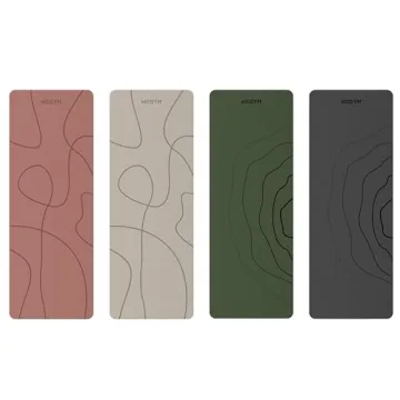 WeGym Yoga Mat, 4mm Cushioned Exercise Mat for Yoga, Pilates, Home Workouts - Anti Slip Yoga Mat, Polyurethane Yoga Mat, Suede Yoga Mat with Carrying Strap Desert Tan