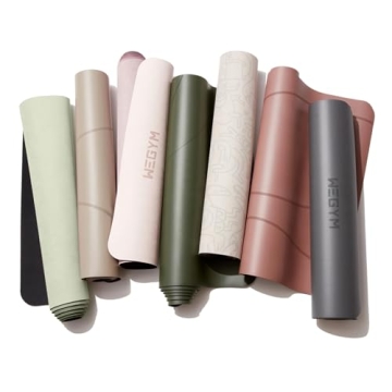 WeGym Yoga Mat, 4mm Cushioned Exercise Mat for Yoga, Pilates, Home Workouts - Anti Slip Yoga Mat, Polyurethane Yoga Mat, Suede Yoga Mat with Carrying Strap Desert Tan