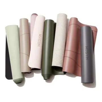 WeGym Yoga Mat, 4mm Cushioned Exercise Mat for Yoga, Pilates, Home Workouts - Anti Slip Yoga Mat, Polyurethane Yoga Mat, Suede Yoga Mat with Carrying Strap Desert Tan