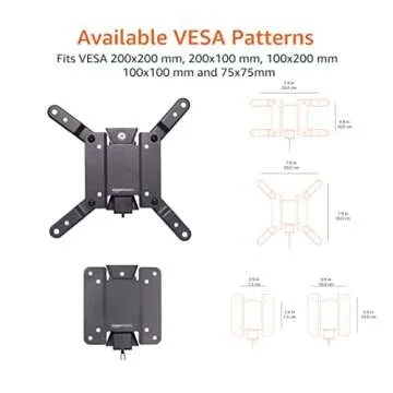 Amazon Basics Tilt TV Wall Mount for 12-40 inch TVs