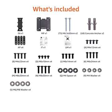 Amazon Basics Tilt TV Wall Mount for 12-40 inch TVs